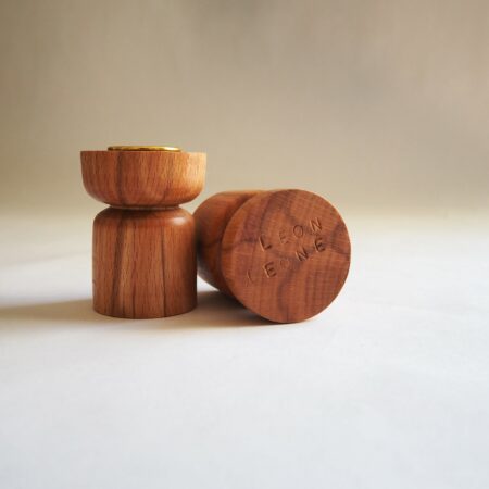 Bougeoirs en Hêtre - Duo – Image 2