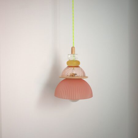 Suspension collection MUSE - Sycomore, Rose et Jaune