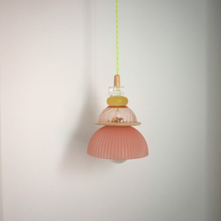 Suspension collection MUSE - Sycomore, Rose et Jaune