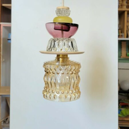 Suspension collection MUSE - Jaune & Mauve